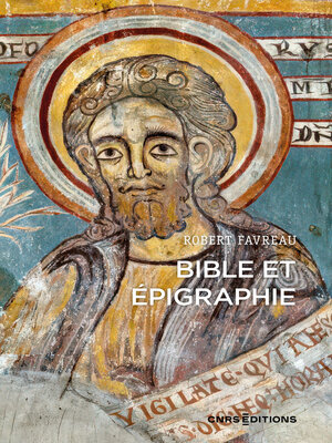 cover image of Bible et épigraphie